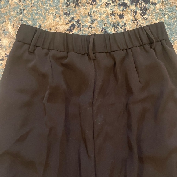 Tronjori Black Wide-Leg Women's Pants w/ Elastic Waist  *Like New* Sz 6 - Picture 5 of 5